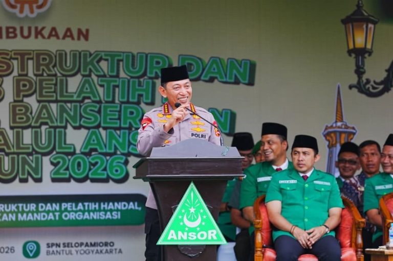 Kapolri Ajak GP Ansor-Banser Perkuat Sinergi dan Sukseskan Program Pemerintah