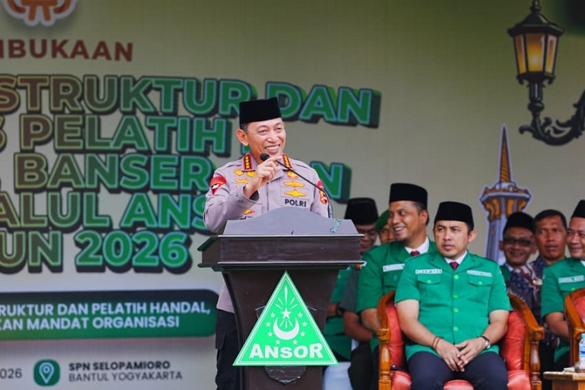 Kapolri Ajak GP Ansor-Banser Perkuat Sinergi dan Sukseskan Program Pemerintah