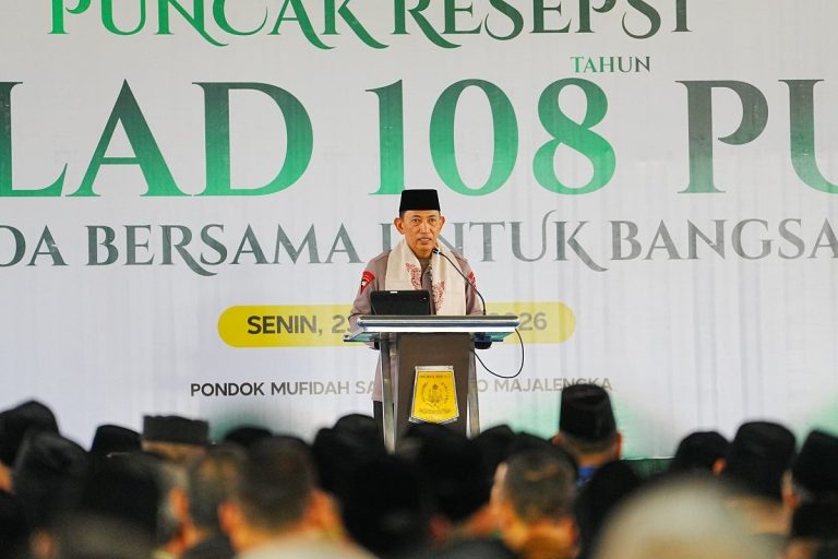 Kapolri Tekankan Perkuat Sinergi Kawal Program Pemerintah di Milad PUI