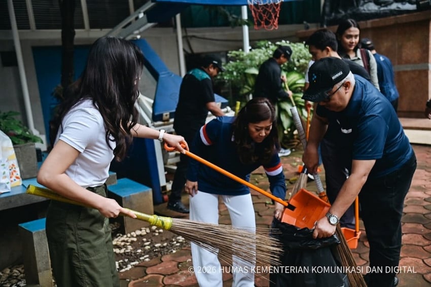 Kerahkan Jajarannya Korve Nasional, Menkomdigi: Budaya Bersih Harus Jadi Etos Kerja