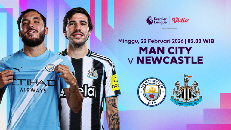 Live Streaming Liga Inggris 2025/26: Manchester City vs Newcastle United, Eksklusif di Vidio!