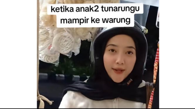 Momen Haru Wanita Tunarungu Cerita Diterima Kerja ke Pemilik Warung