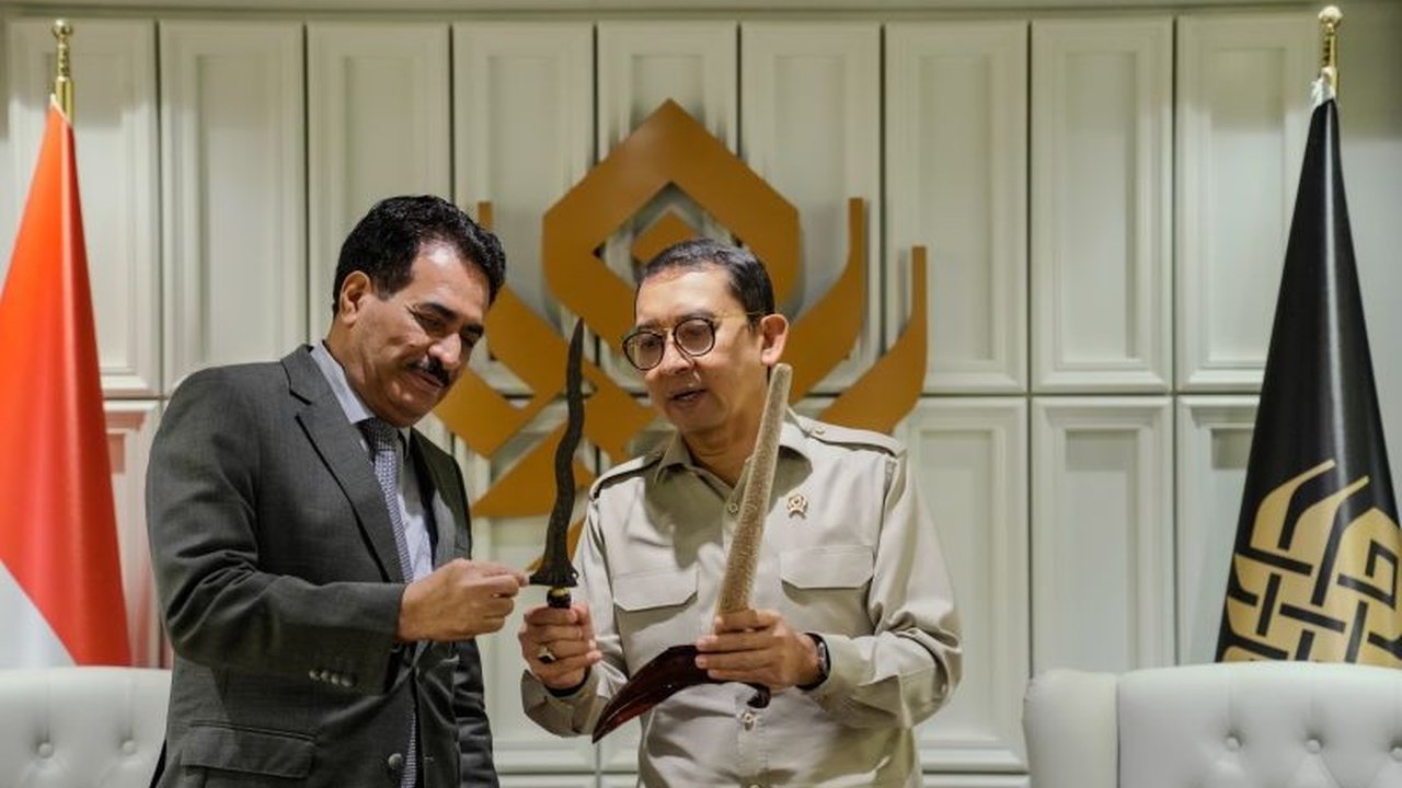 Peluang Eratkan Kerja Sama Kebudayaan Indonesia Yaman, Fadli Zon Bertemu Dubes Yaman