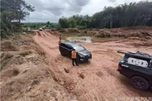 Polisi Hentikan Aktivitas Tambang Galian C Ilegal di Banyuasin, 7 Orang Ditangkap