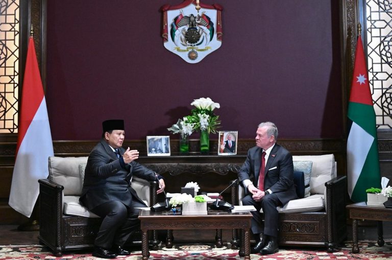 Presiden Prabowo dan Raja Abdullah II Bahas Dinamika Palestina