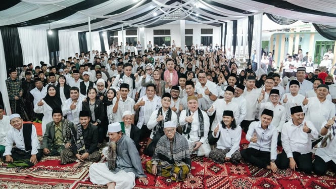 Usai Sowan ke Ulama, Kaesang Lanjut Berbaur dengan Santri di Ponpes Fathul Ma'ani Saat Safari Ramadan ke Banten