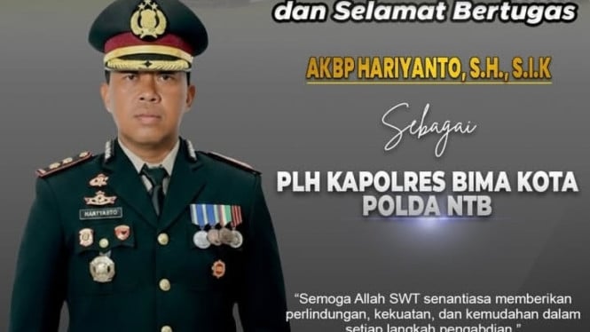 Usai Tuai Kritik Buntut Pernah Tersandung Kasus Sabu, Plh Kapolres Bima Kota Kini Diganti Lagi! Ini Sosoknya