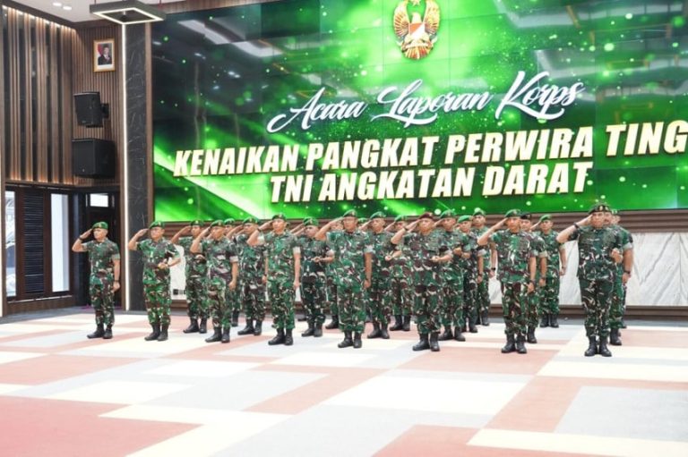 28 Pati TNI AD Naik Pangkat, Ada Peraih Adhi Makayasa dan Teman Seangkatan AHY di Akmil