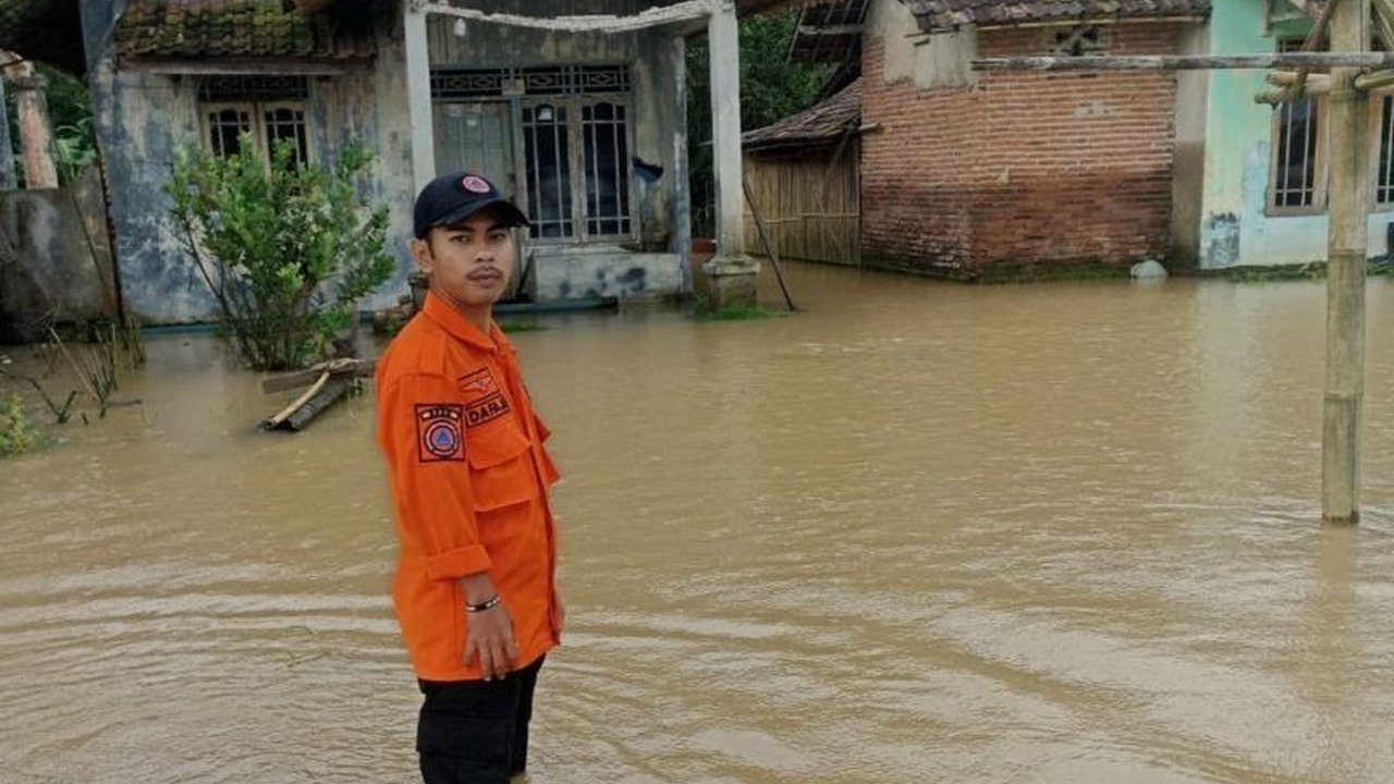 Banjir Kabupaten Serang Banten Rendam Empat Kecamatan, Ratusan KK Terdampak