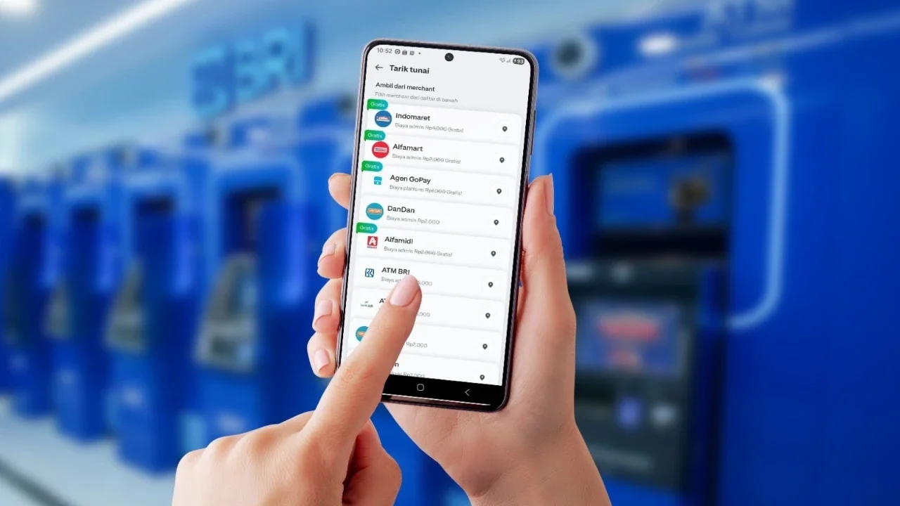 BRI Perkenalkan Fitur Tarik Tunai Saldo GoPay Melalui Lebih dari 19 Ribu Jaringan ATM & CRM