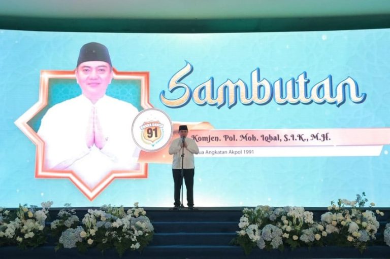 Bukber Akpol 91 Bhara Daksa, Iqbal Sampaikan Amanah Kapolri soal Silaturahmi