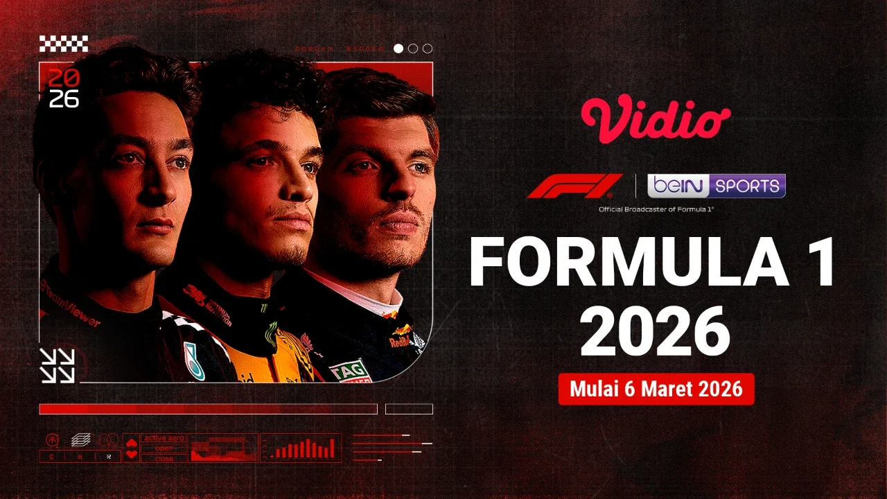 F1 Musim 2026 Resmi Dimulai, Nonton Live Streaming Eksklusif di Vidio