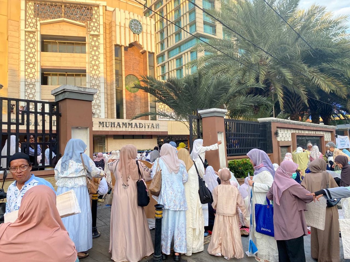 Gelar Sholat Idul Fitri, PP Muhammadiyah Dipadati Jamaah