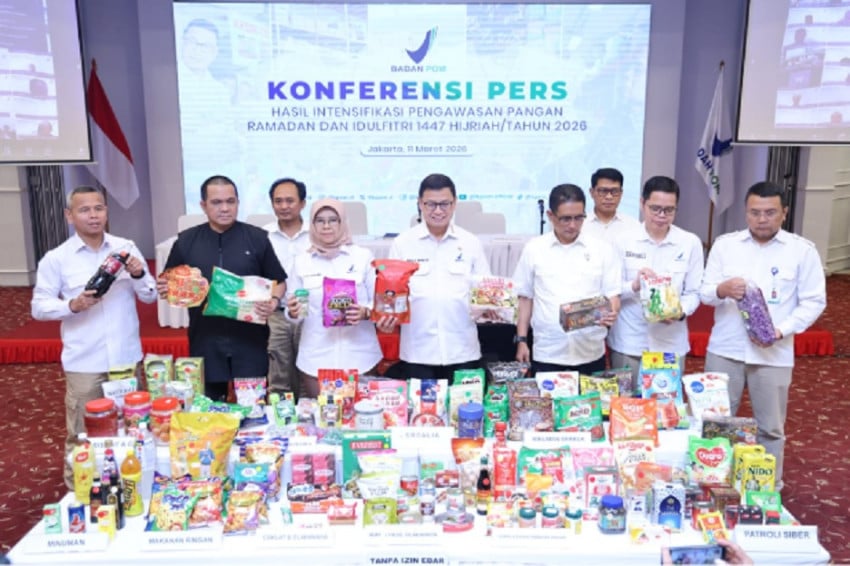 Jelang Lebaran 2026, BPOM Temukan 56 Ribu Produk Pangan Berbahaya