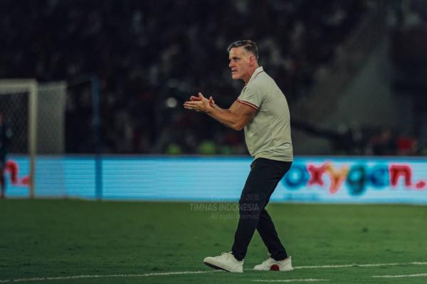 John Herdman Takjub dengan Lagu Indonesia Raya: Sangat Bertenaga!