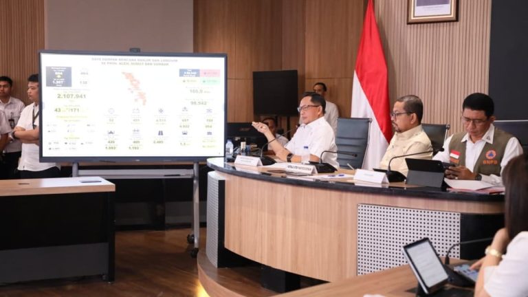 Ketua Satgas Dorong Percepatan Pemulihan Bencana Sumatera Genjot Sinergi Antar-Daerah