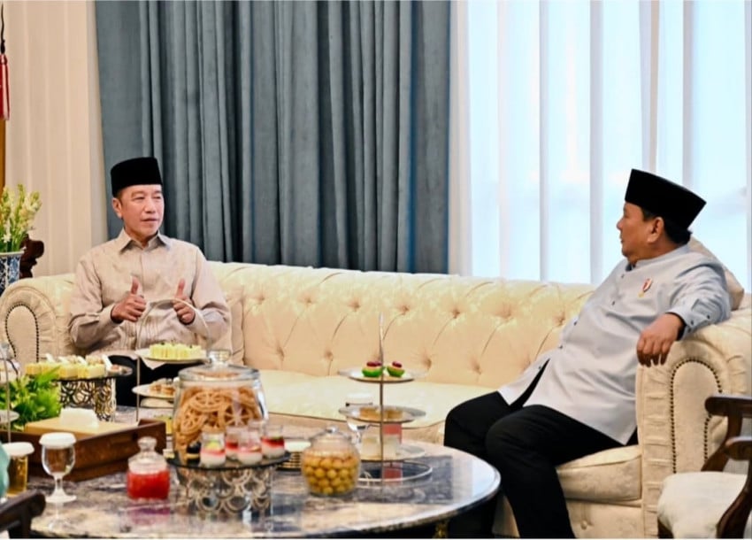 Lebaran 2026, Prabowo Silaturahmi dengan Jokowi di Istana