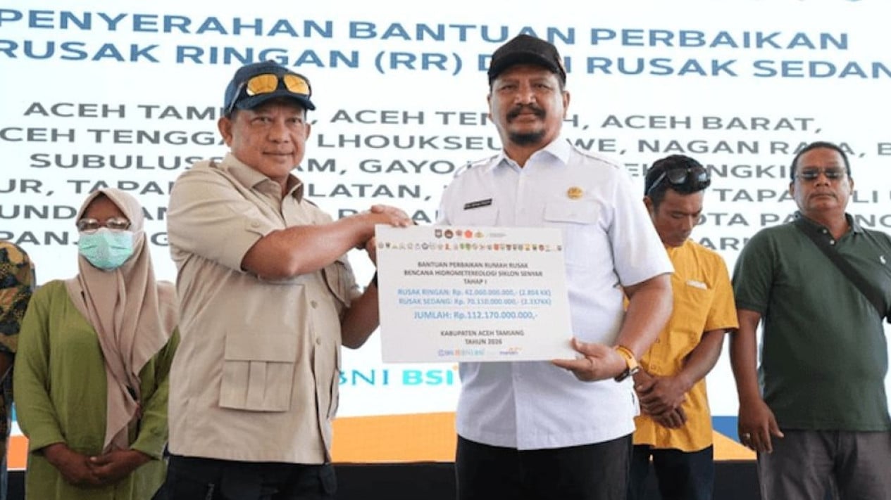 Lebih dari Rp500 Miliar Tersalurkan untuk Perbaikan Rumah Penyintas Bencana Sumatera