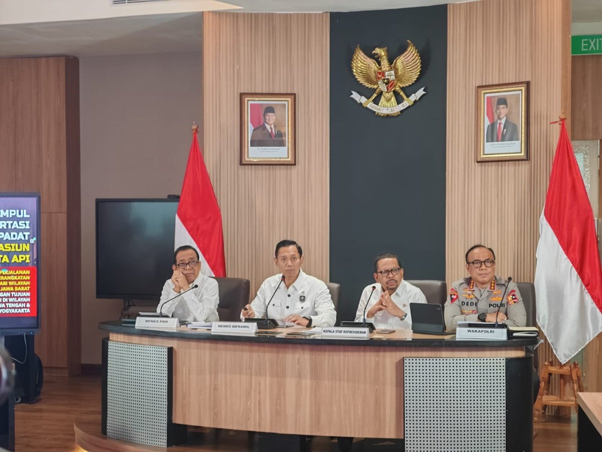 Menko AHY: Puncak Mudik Lebaran Diprediksi Terjadi 14amp;ndash;15 Maret dan 18amp;ndash;19 Maret 2026