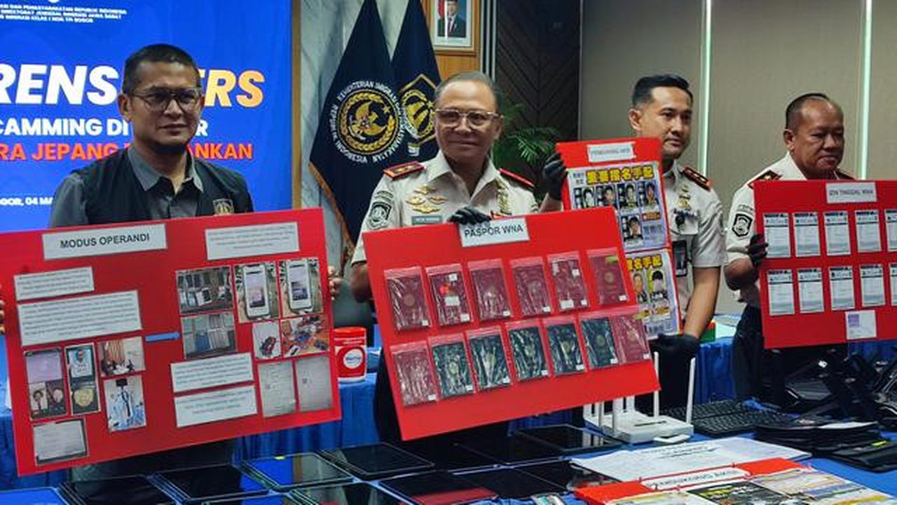 Ngaku Jadi Polisi, Belasan WN Jepang di Bogor Ternyata Sindikat Penipuan Online