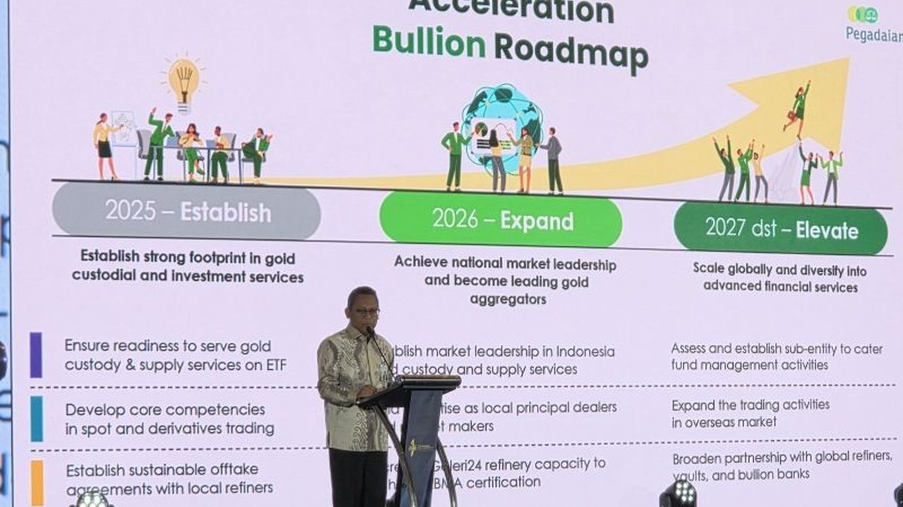 Pegadaian Kelola Emas Capai 141 Ton hingga 2025, Dukung Ekosistem Bullion Bank Nasional
