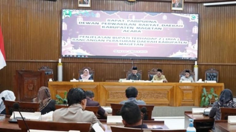 Pemkab Magetan Usulkan Dua Raperda Strategis, Dorong Kesejahteraan dan Perlindungan UMKM