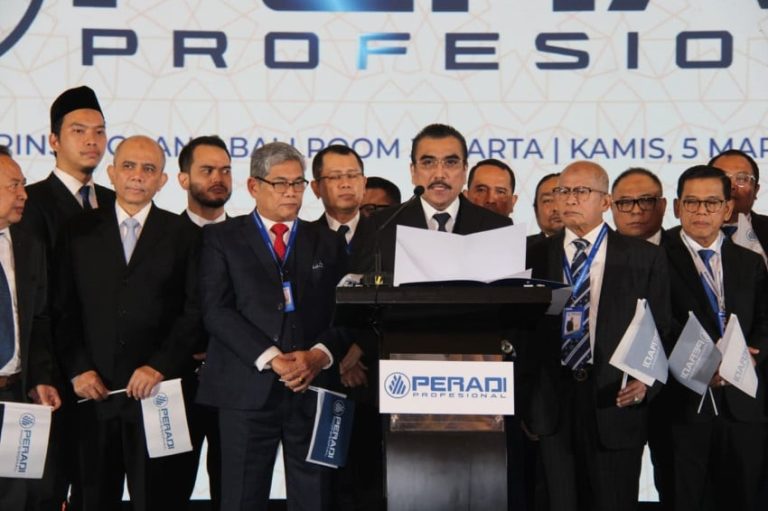 Peradi Profesional Resmi Dideklarasikan, Jawab Tantangan Hukum Indonesia
