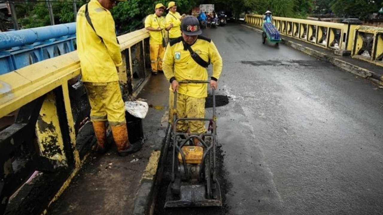 Perbaikan Jalan Berlubang Jakarta Barat: 636 Titik Tuntas Diperbaiki Sudin Bina Marga