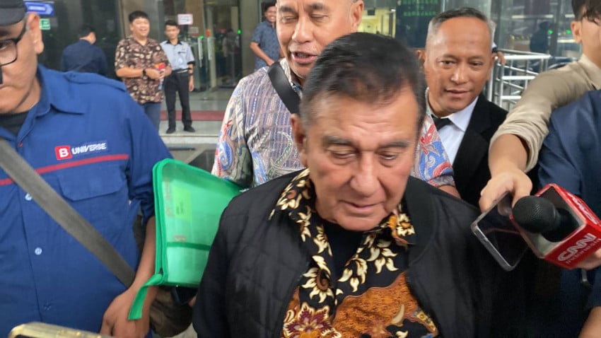 Rampung Diperiksa KPK terkait Kasus Rita Widyasari, Japto: Saya Datang Penuhi Tanggung Jawab